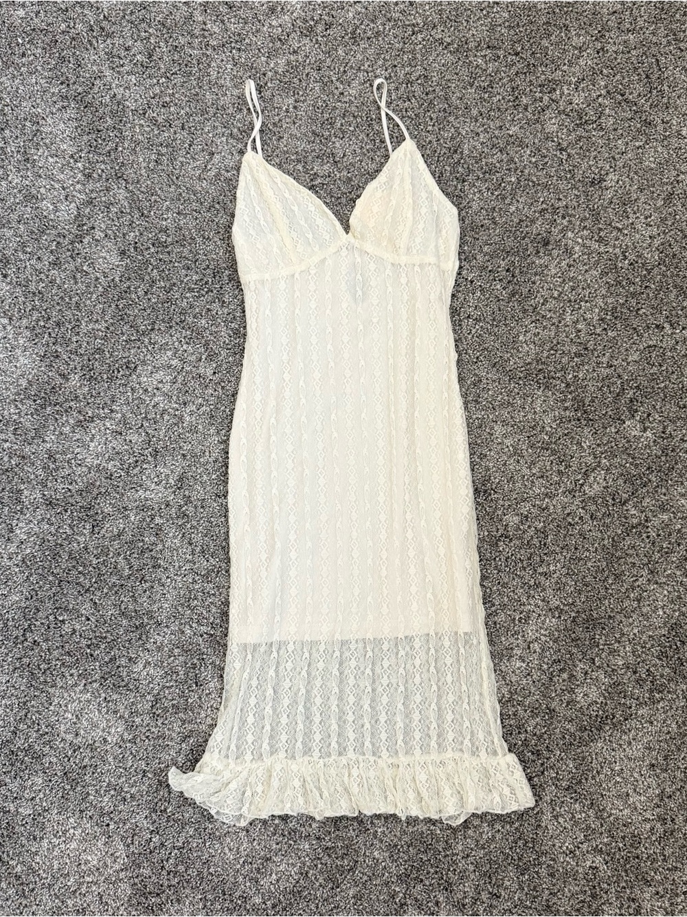 Nectar Women’s Cream Lace Dress